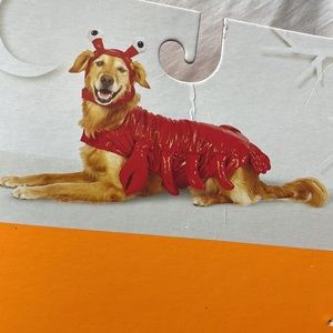 NEW!!! Dog Lobster costume vest & headpiece sz M